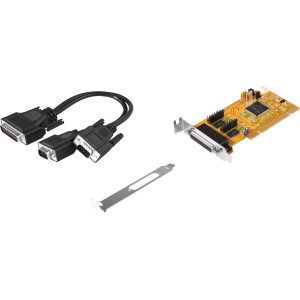 2-Port RS-232 Universal PCI Card, Low Profile, Low & Standard Profile Brackets Included